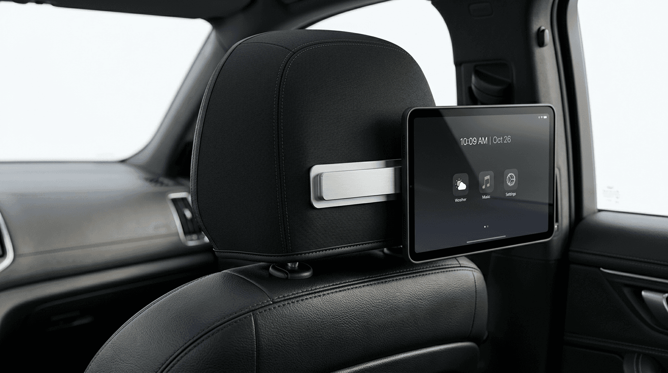 Smart Shell mounted in-car, tailored mounting architecture